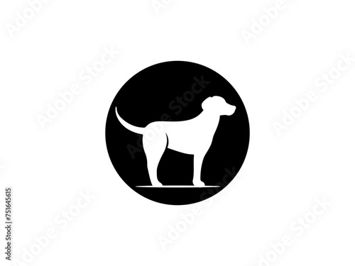 Dog logo and icon design vector. Dog logo design vector