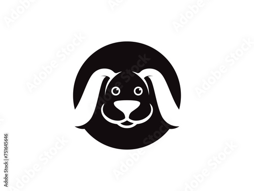 Dog logo and icon design vector. Dog logo design vector