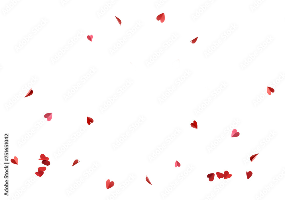 Floating red paper heart isolated on on a transparent background png. Background concept for love greetings on valentines day and mothers day. Space for text Floating red paper heart isolated on on a transparent background png. Background concept for love greetings on valentines day and mothers day. Space for text