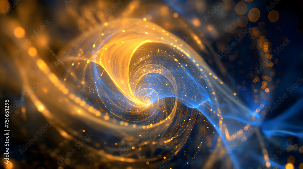 Mystical Cosmic Vortex of Light and Particles Mystical Cosmic Vortex of Light and Particles