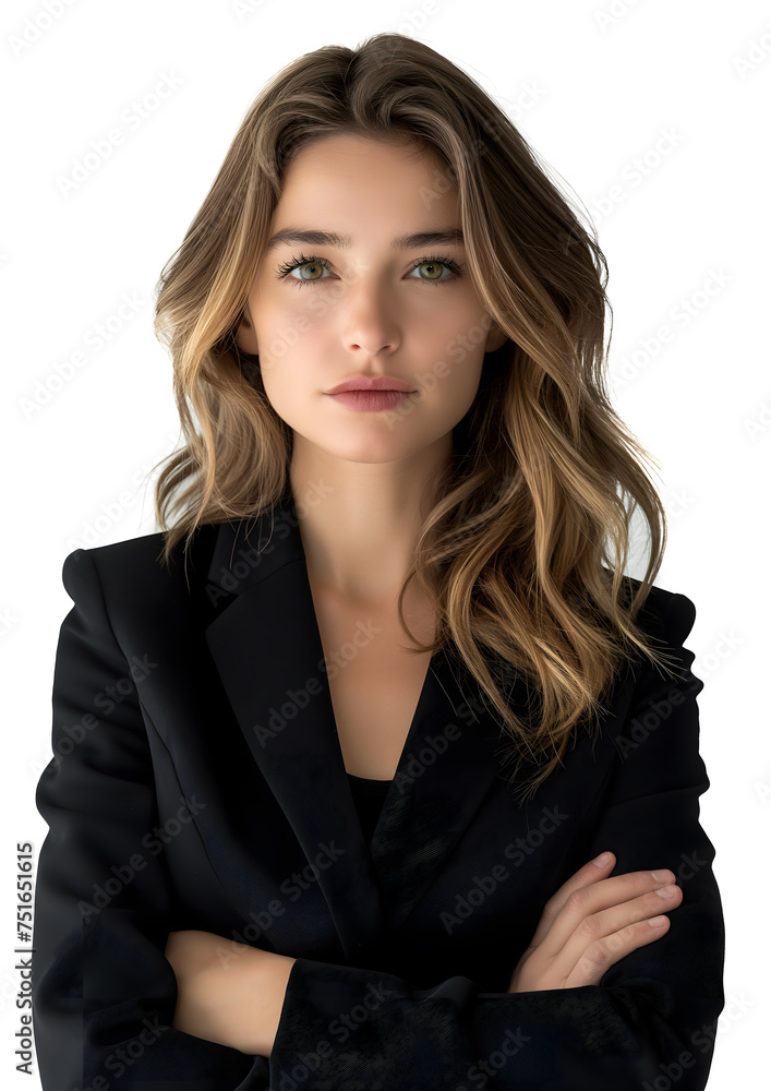 Professional Woman Posing in Studio Setting Professional Woman Posing in Studio Setting