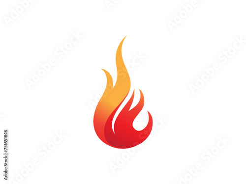 fire flame vector logo design. fire logo. flame logo design inspiration. fire flame logo icon design template element
