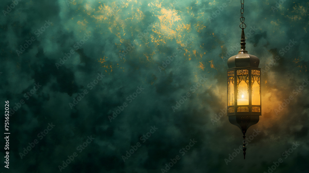 Mystical Lantern Illuminating a Textured Sky Mystical Lantern Illuminating a Textured Sky