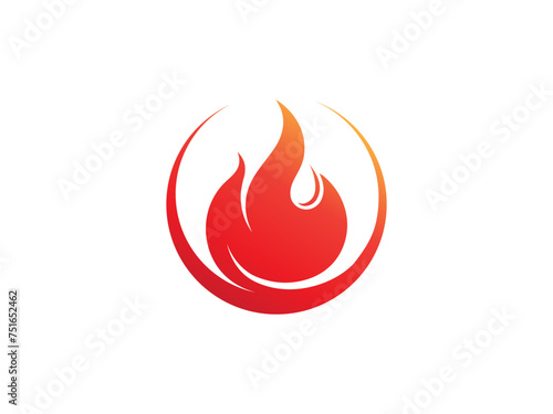 fire flame vector logo design. fire logo. flame logo design inspiration. fire flame logo icon design template element