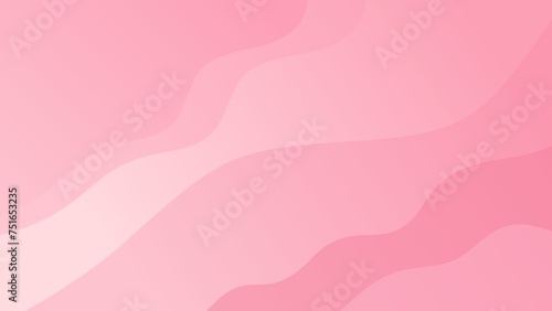 Pink Abstract Liquid Waves Background