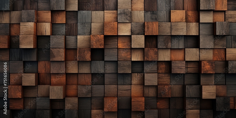 Grungy wooden blocks aligned. Wide format. Grungy wooden blocks aligned. Wide format.