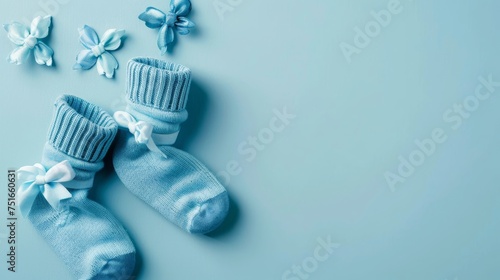 Lovingly arranged baby socks as a gift. © Irina