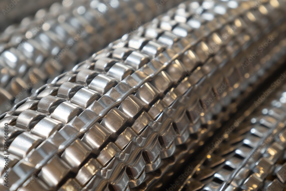 Industrial metal concept, Stainless steel braided corrugated metal hose Industrial metal concept, Stainless steel braided corrugated metal hose