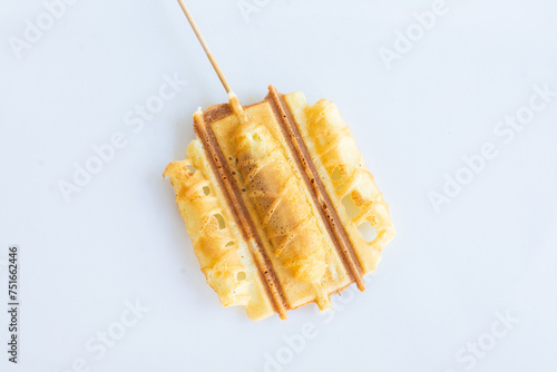 Food photo: Ice cream products on a white background for catalog