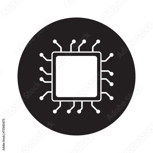 Chip processor icon