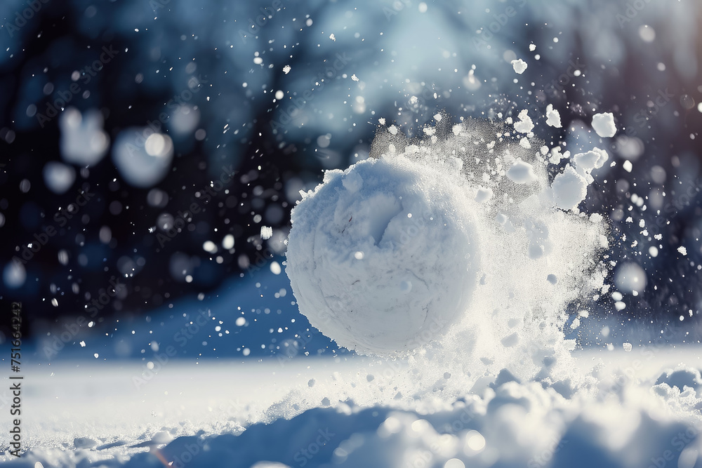 snowball with a throw and a hit snowball with a throw and a hit