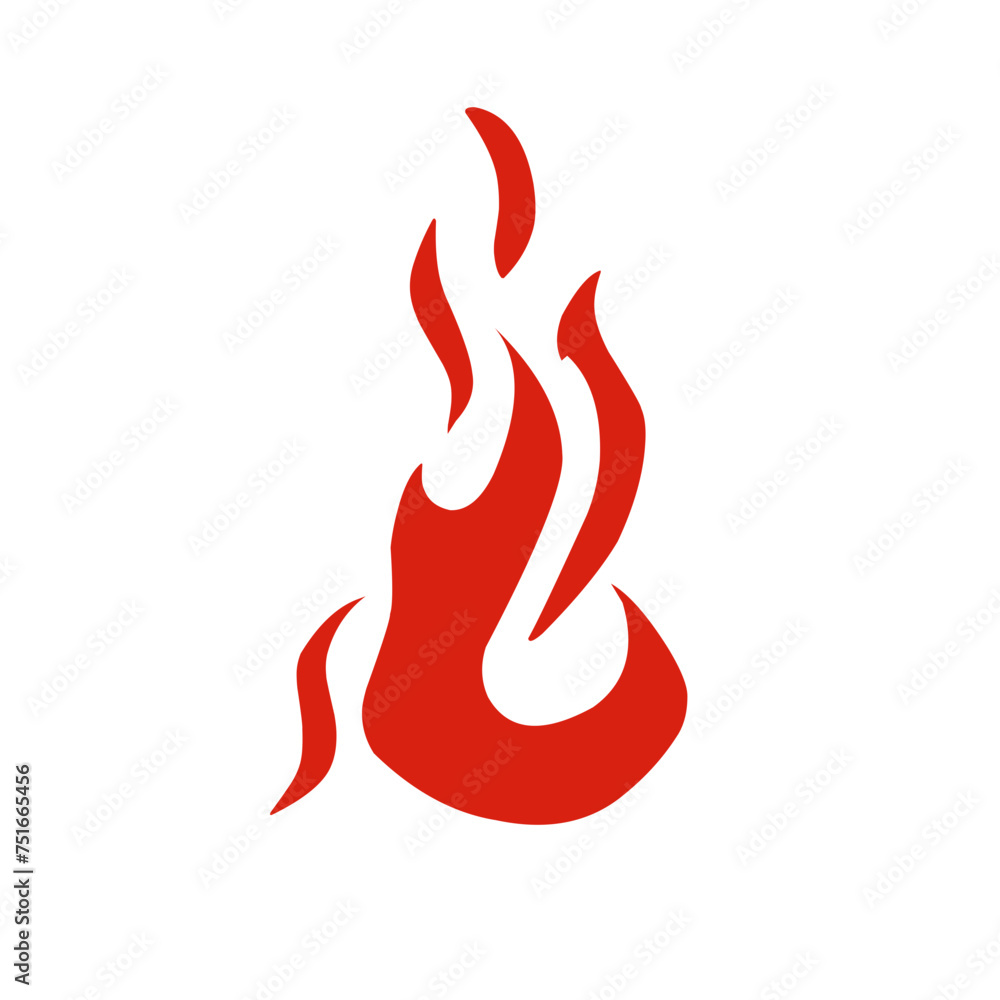 Red Fire Vector Red Fire Vector