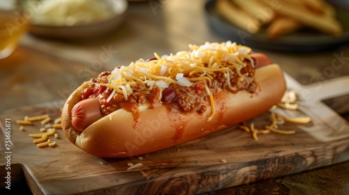 Deluxe Chili Cheese Hot Dog, Flavor Explosion