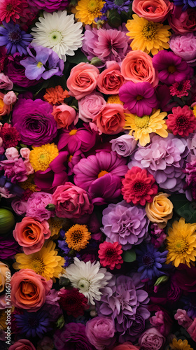 Blooming Array of Vibrant BB Flowers Captured in Brilliant Hi-Res Photography