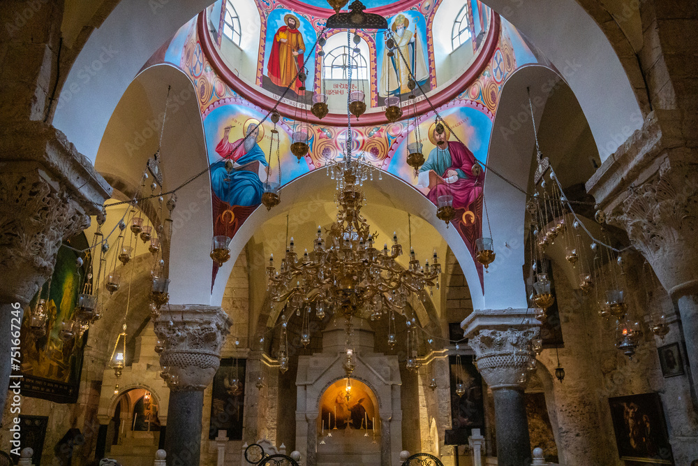 Church of the Holy Sepulcher, Jerusalem, historical part of old city, Israel