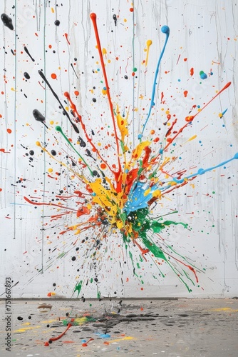 abstract background with splashes