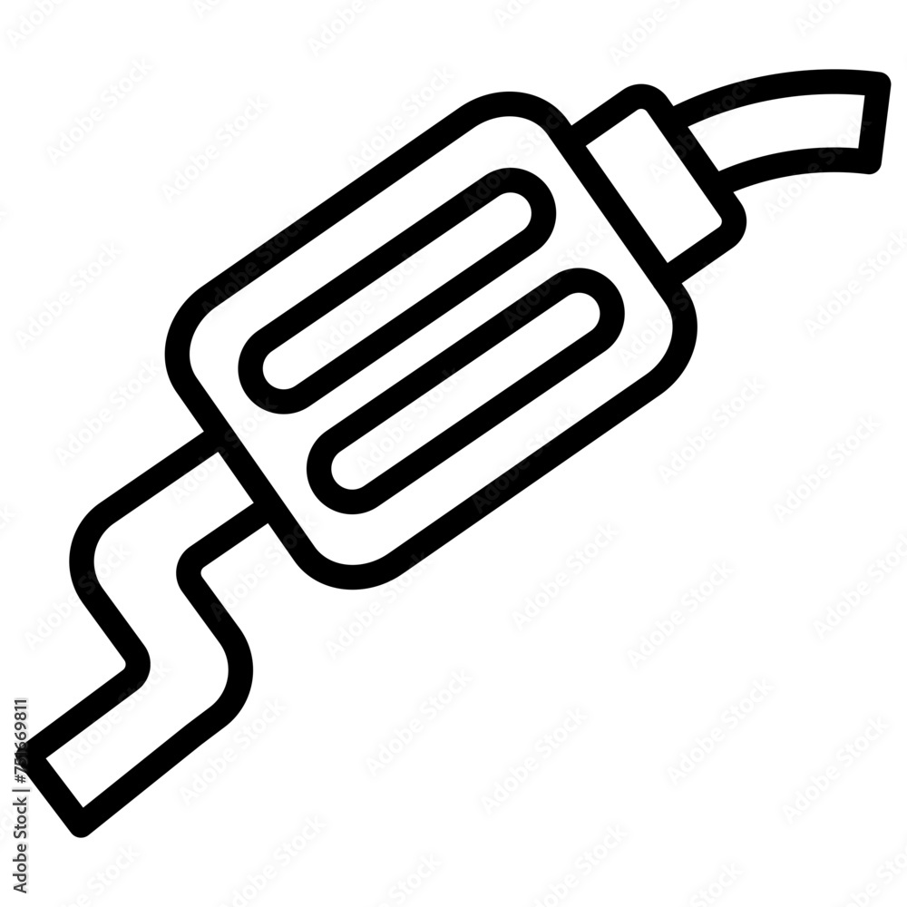 Exhaust Pipe Icon Exhaust Pipe Icon
