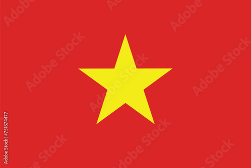 National Flag of Vietnam Vector , Vietnam Flag