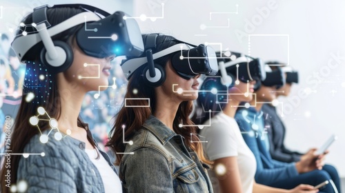 Virtual socializing platforms offering immersive experiences and real-time interactions