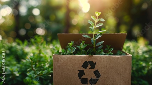 Biodegradable packaging materials for reducing environmental impact photo