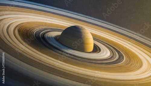 Um planeta desconhecido com anéis semelhante ao de saturno photo