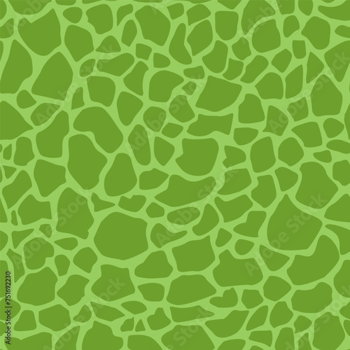 Fototapeta Naklejka Na Ścianę i Meble -  Green dinosaur skin seamless pattern