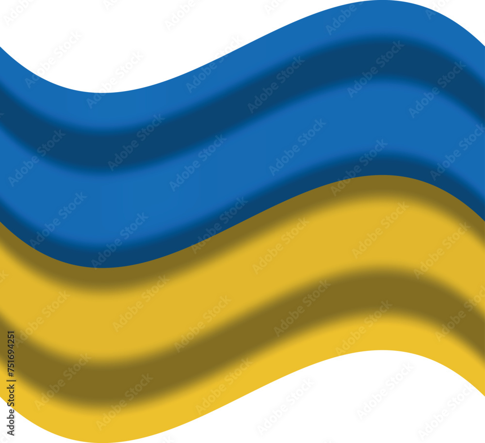 ukraine flag with wind icon ukraine flag with wind icon