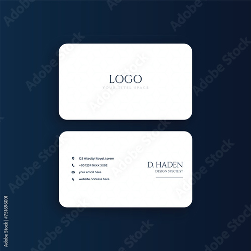 Creative Minimal and modern business card template