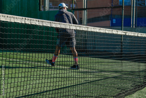 player in action