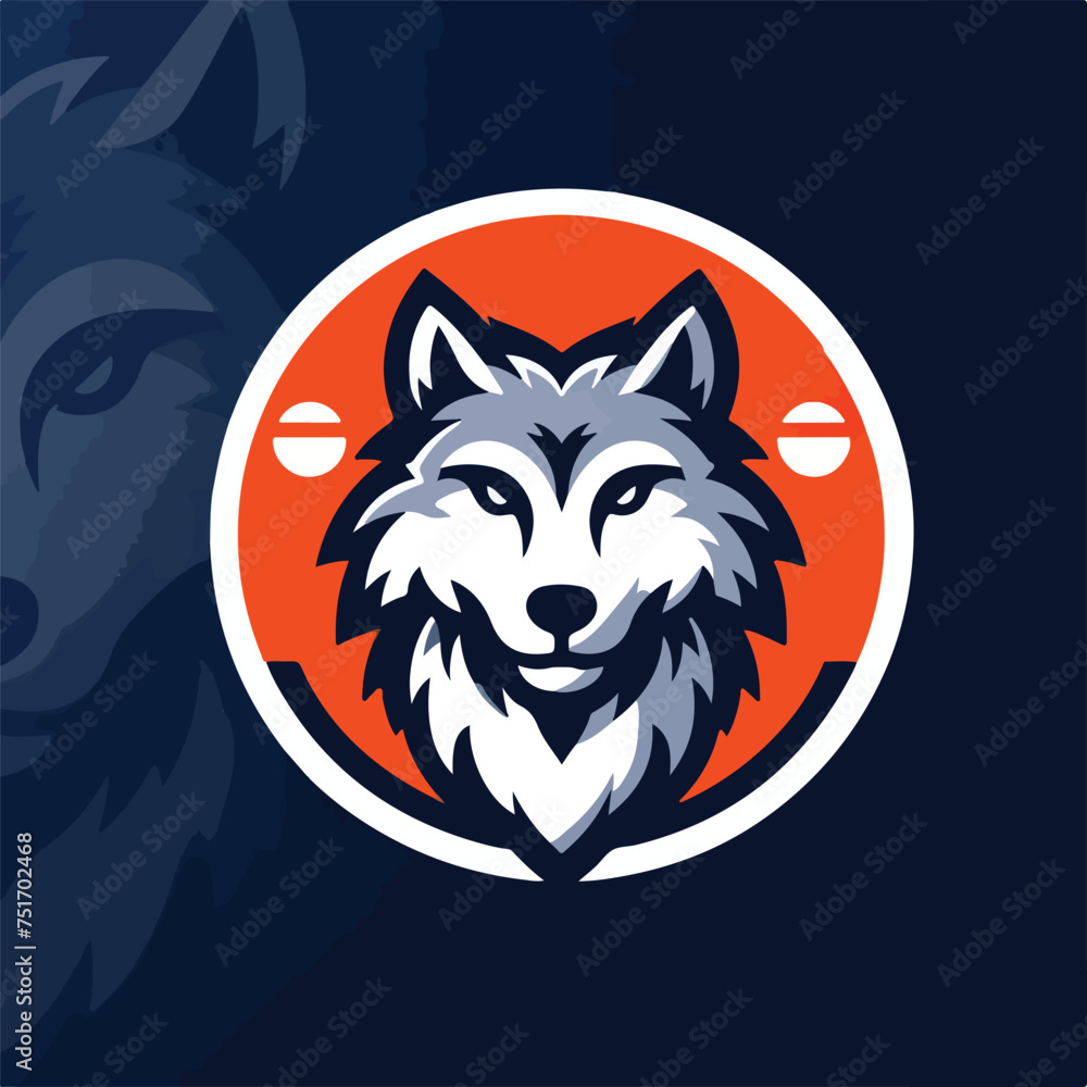 Esport vector logo wolf, wolf icon, wolf head, vector, sticker Esport vector logo wolf, wolf icon, wolf head, vector, sticker