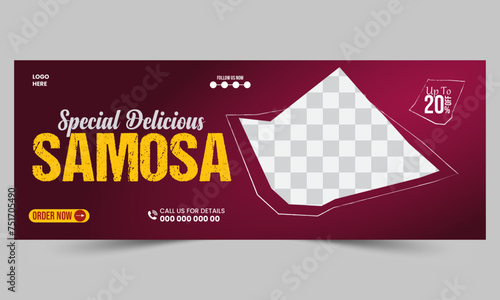 modern social media facebook cover or web banner template