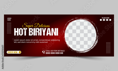 modern social media facebook cover or web banner template