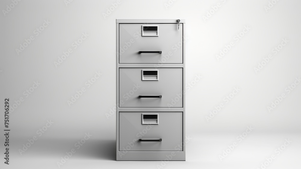 File cabinet, office archive storage with drawers for documents,. File cabinet, office archive storage with drawers for documents,.