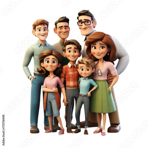 family  group  people  child  boy  children  cartoon  woman  smile  kid  fun  girls  friends  smiling  school  face  vector  boys  illustration  kids  christmas  mother  hair  party  baby