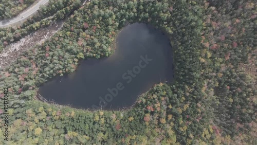 Dixville Notch State Park during the autumn months in Dixville, New Hampshire USA photo