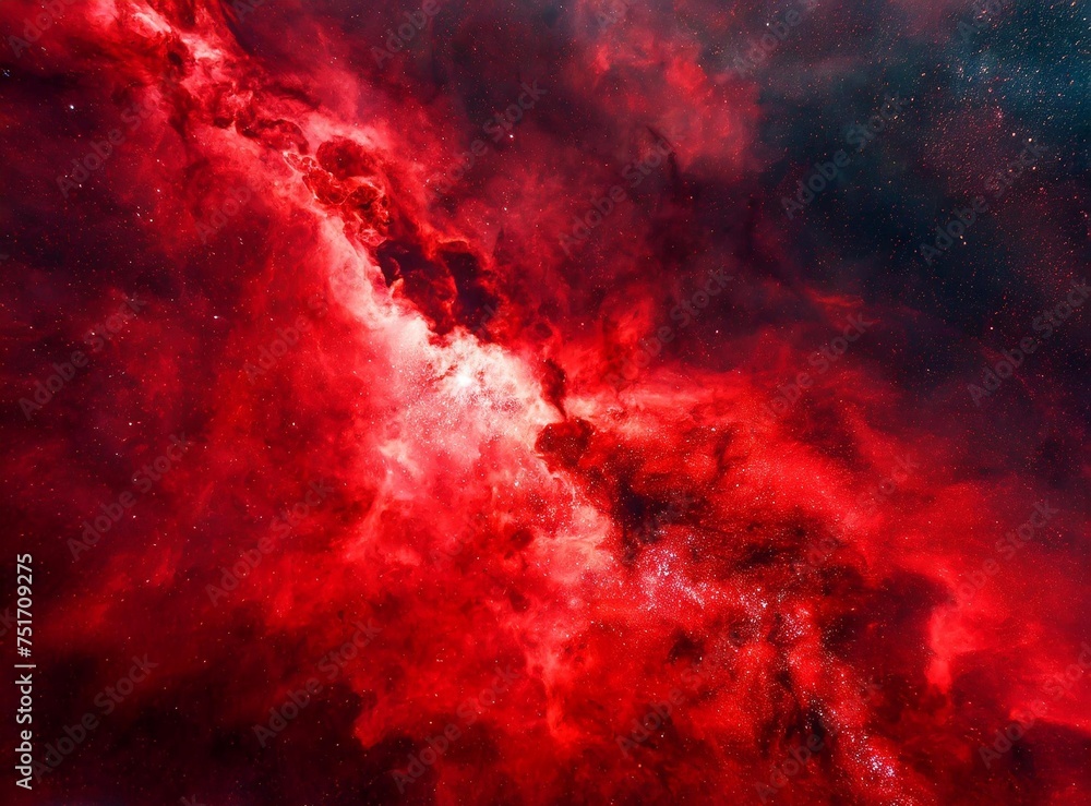 Red nebula wallpaper/background