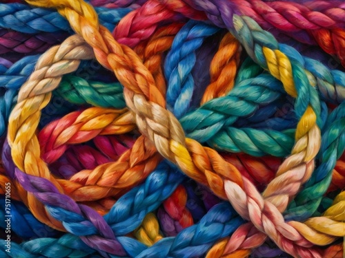 Dyed embroidery threads 
