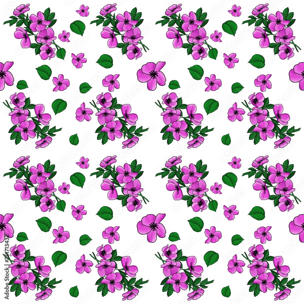 seamless pattern with flowers seamless pattern with flowers