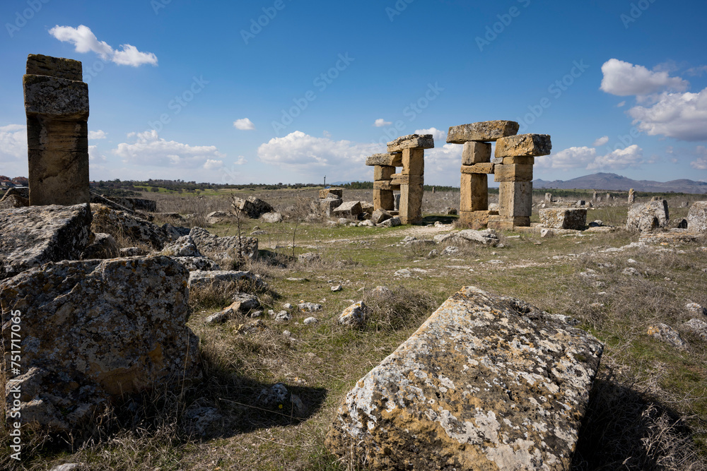 Blaundos Antique City is 40 km from Sulumenli, Usak. The city, which is close to the Phrygian border in the Lydian Region, was founded by the Macedonians after Alexander the Great's expedition 