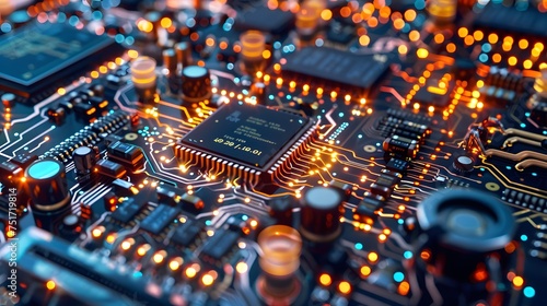 power electronics components such as diodes, transistors, converters, rectifiers, inverters photo