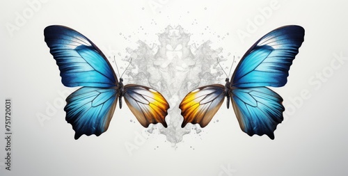 butterflies that are blue © Alexei
