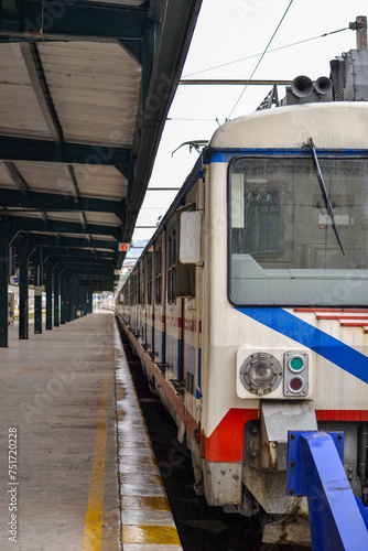 Photography train in the station at haydarpasa, istanbul