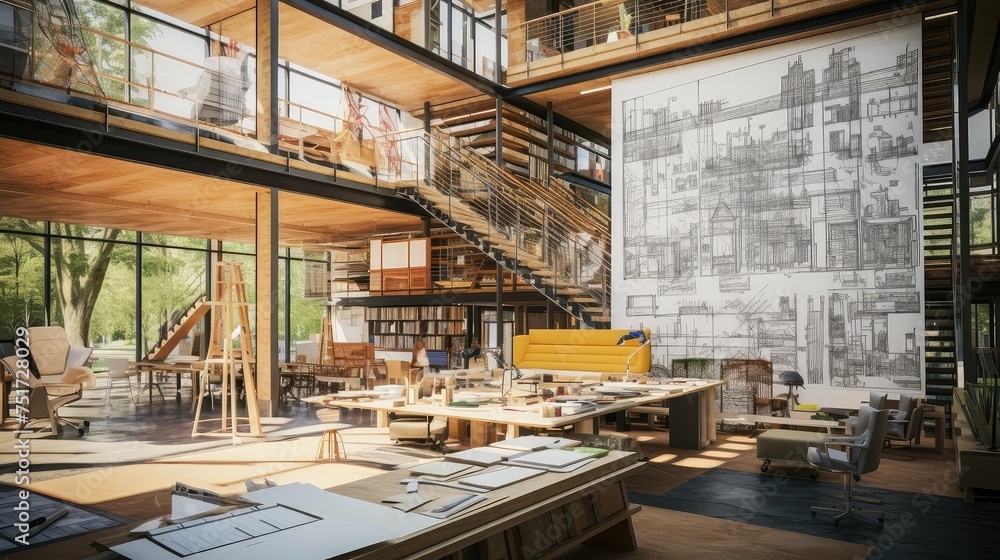 Fototapeta premium renovation work house building