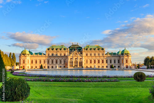 Upper Belvedere palace in Vienna, Austria photo