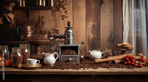 espresso coffee kitchen background