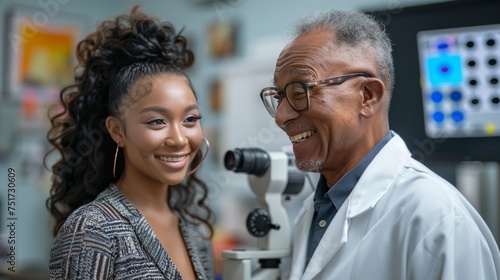 Man and Woman Looking at Each Other