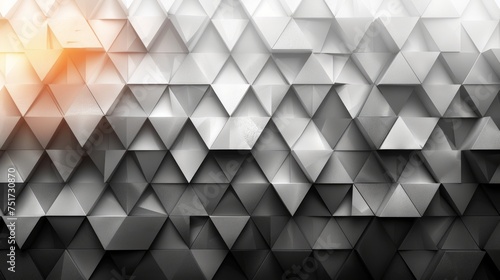 Black and White Geometric Pattern