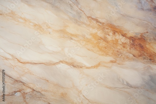 abstract marble texture background, close-up photo showcases a smooth, polished yellow, brown, grey and white marble surface with thin and thick veins running throughout.