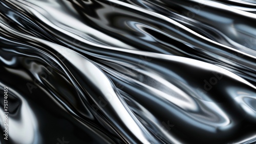 Liquid metal texture, metallic background.