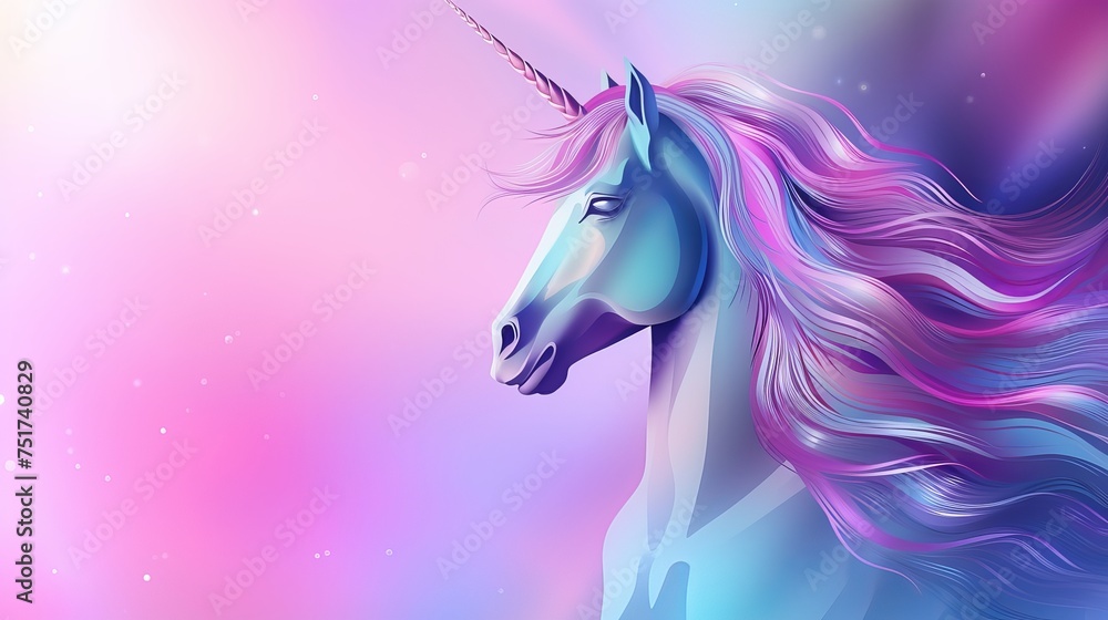 Trendy Unicorn Gradient with Neon Pink, Purple, and Blue Colors. Soft Blurred Background. Trendy Unicorn Gradient with Neon Pink, Purple, and Blue Colors. Soft Blurred Background.